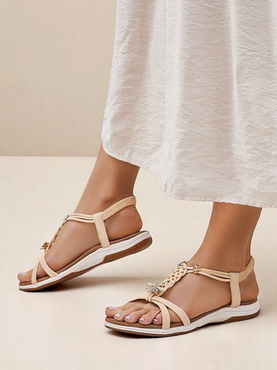 Royalfashion ženske okrašene sandale Fiacco