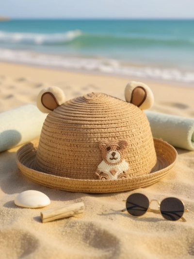 Royalfashion Otroški slamnik Sunny Bear