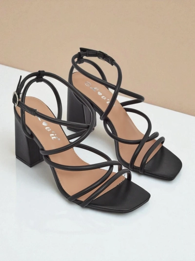 Royalfashion Ženske sandale z blok peto Elysia