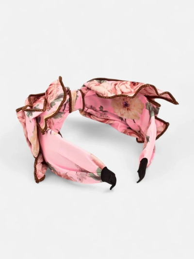 Royalfashion Naglavni trak za lase s cvetličnim lokom