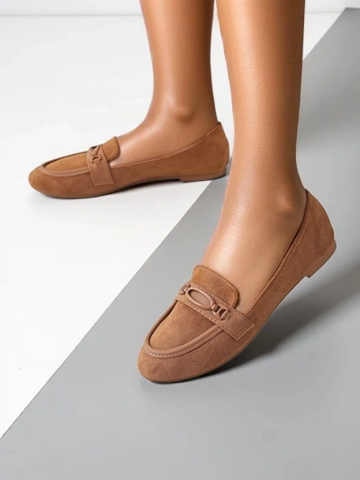 Royalfashion Ženski ekološki semiš loafers Zammei