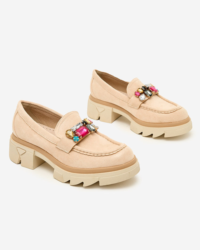 Royalfashion Mokasini s pisanimi kamni Sariner