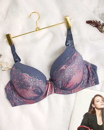 Royalfashion Ženski modrček, okrašen s čipko