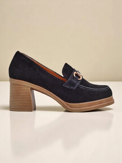 Royalfashion ženski loaferji z blok peto Apareus