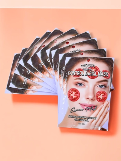 MOIKA Paradižnikova maska v lističih za nadzor izločanja sebuma