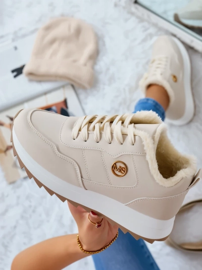 Royalfashion Ogrete ženske superge s krznom Casot