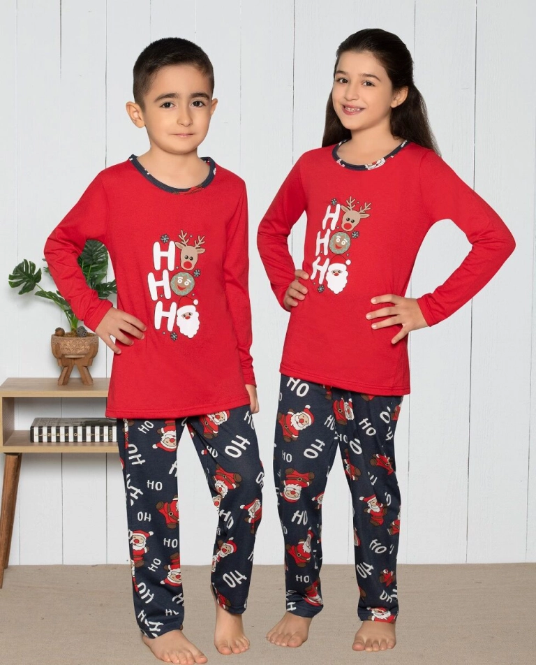 Royalfashion Božična otroška pižama s potiskom