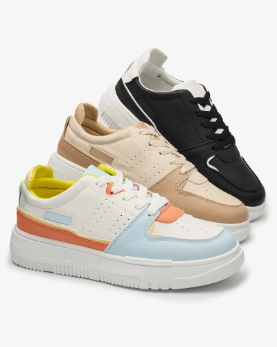 Royalfashion Sportowe sneakersy damskie w kolorze czarnym Hellar