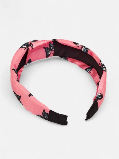 Royalfashion Naglavni trak za lase karirast z metulji Butterfly Weave