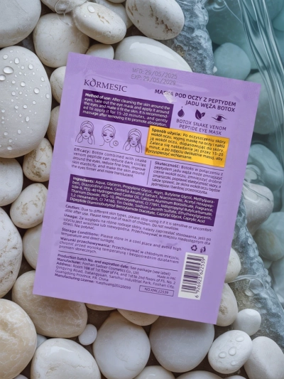 Kormesic Venustas Eye Mask – Gel Maska za pod Oči s Peptidom Kačjega Strupa