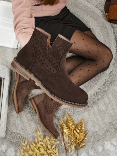 Ženski škornji iz naravnega usnja Rito