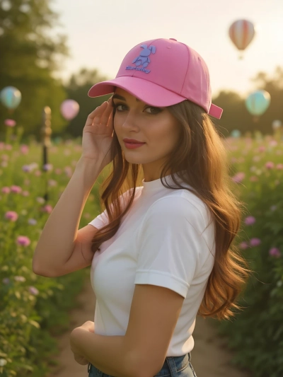 Royalfashion Kapa z našitkom zajčka, ki mežika