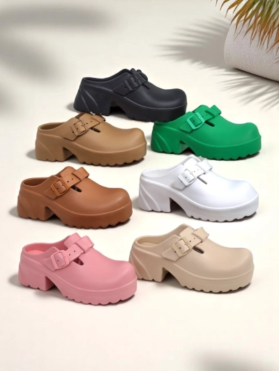 Royalfashion Ženske sandale z gumijastimi petami Voxones