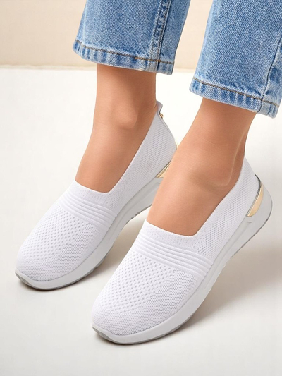 Royalfashion Ženske tkaninske slip-on čevlje Perfeti