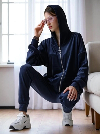 Royalfashion Ženski velur-stil komplet