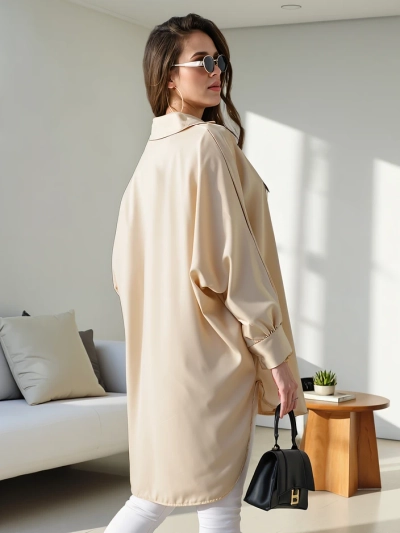 Royalfashion Dolga ženska oversize srajca