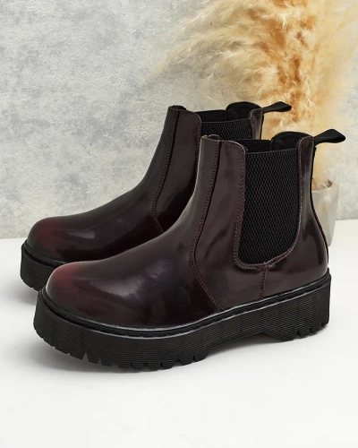 Royalfashion Ženski škornji Movitas iz eko usnja