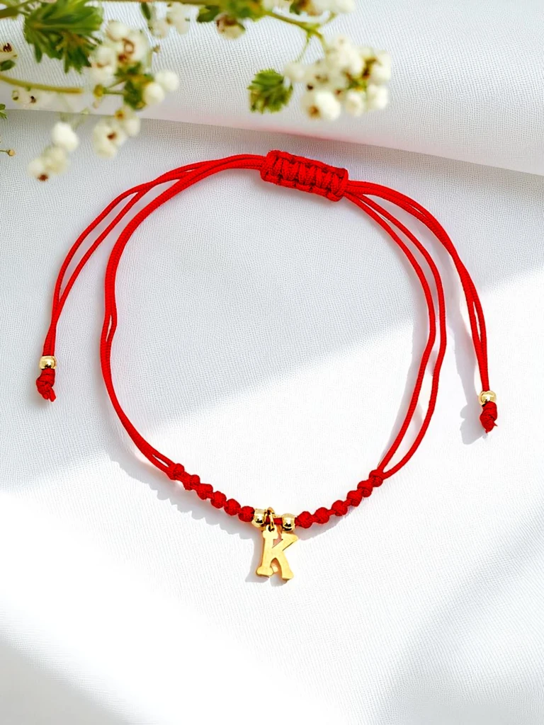 Ženska zapestnica s črko K