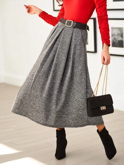 Midi krilo za ženske Royalfashion