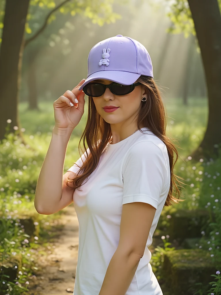 Royalfashion kap s chic zajčjim našitkom