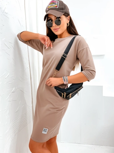 Royalfashion ženski mini obleka iz blaga