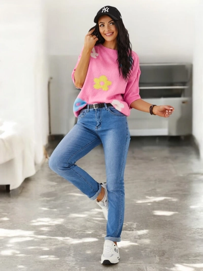 Royalfashion bomba jeans iz bomba tkanine za ženske