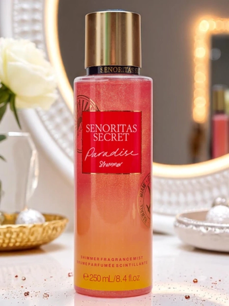 Senoritas Secret Body Mist Paradise Shimmer z bleščicami