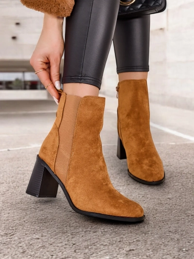 Ženske čizme do gležnja Royalfashion na masivnom potpetici Enotto