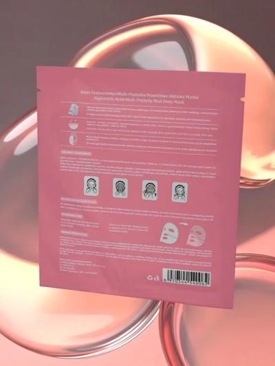 Maska za obraz LUXELUX Hyaluronic Acid Multi-Peptidi Calista 25ml