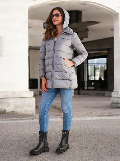 Royalfashion Ženska zimska jakna sa štepovima
