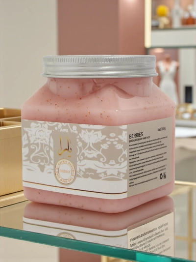 Berries drobnozrnati piling za obraz in telo