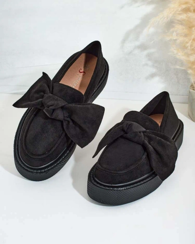 Royalfashion Ženski polpravi čevlji z lokom Eriz