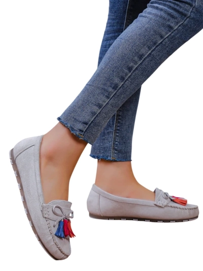 Royalfashion Ženski eco suede mokasini Zimmid