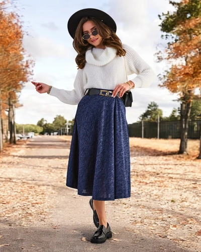 Royalfashion Ženski midi suknja