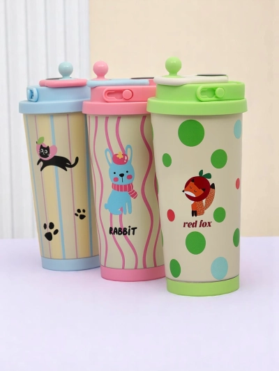 Royalfashion Termovka s izlivom in senzorjem temperature Cute Animals