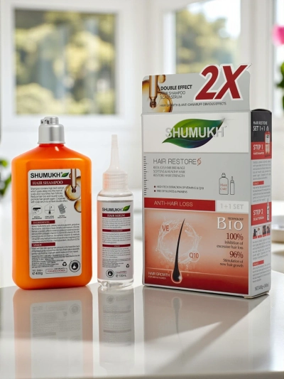 Shumukh Šampón dhe Serum për flokë 2në1 - kundër thyerjes së flokëve