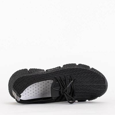 Royalfashion Czarne damskie sportowe buty Noliko