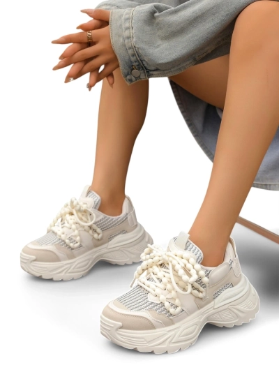 Royalfashion Ženski športni čevlji na debelejši podplati Loness