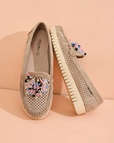 Royalfashion Women's beaded openwork mokasini Namis