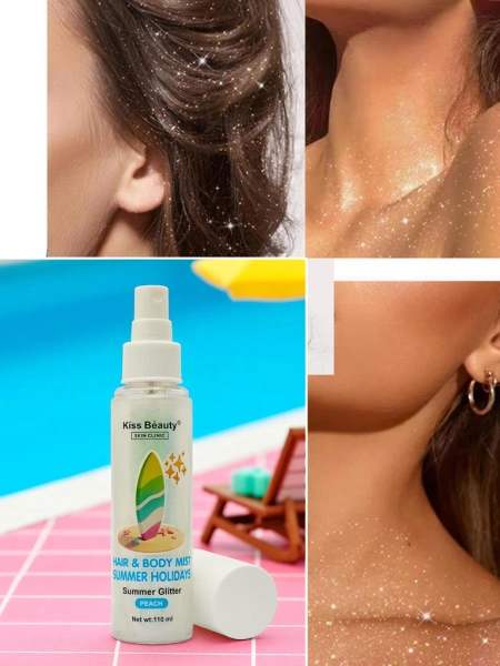 Summer Spray – Tekoči osvetljevalec za lase in telo Breskev