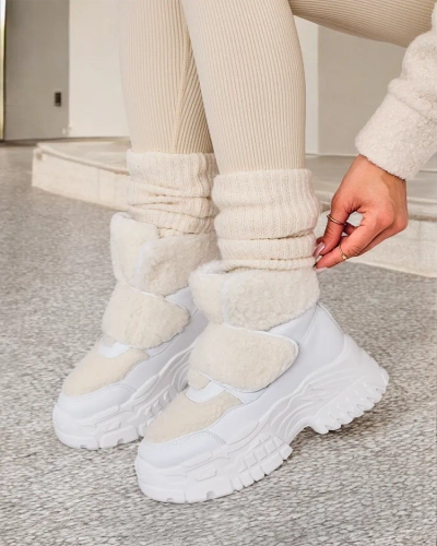 Royalfashion Ženski snežni škornji z ovčjo kožo Segulla