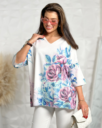 Royalfashion Ženska bluza s potiskom