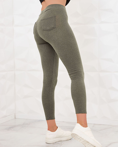 Royalfashion Modre ženske hlače tegings