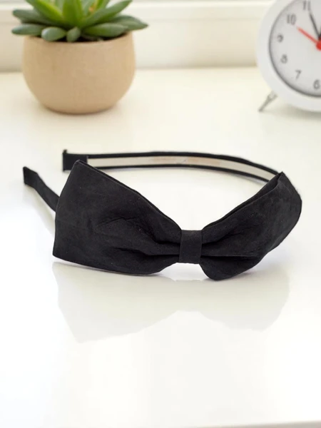 Royalfashion Naglavni trak z mašno lila