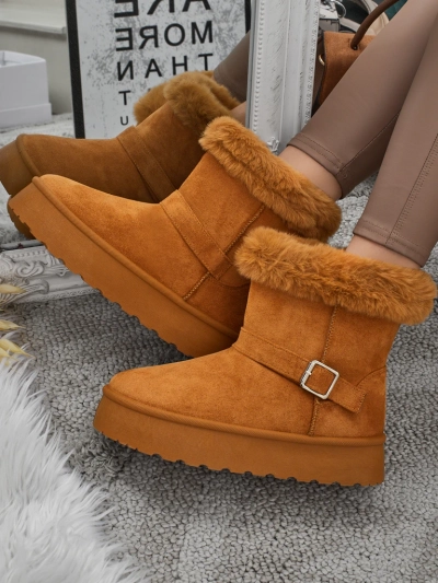 Royalfashion Kratki ženski škornji a'la snežni škornji Myrelle