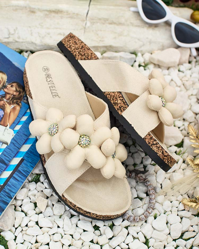 Royalfashion Ženske japonke Polidda Flower Strap