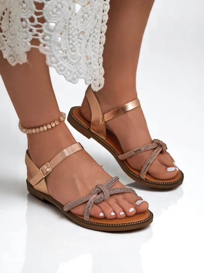 Royalfashion Sandale femrash me zirkone dekorative Bella Shine