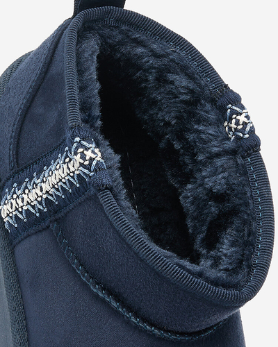 Royalfashion Svetlo rjavi ženski čevlji a'la snežni škornji z ornamentom Parisela