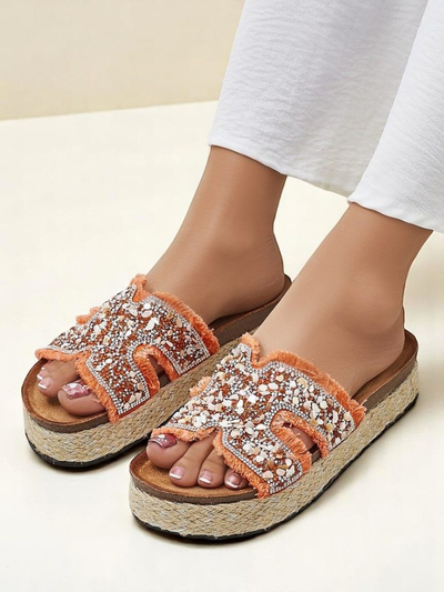 Royalfashion ženski natikači z okrasjem Candy Candy