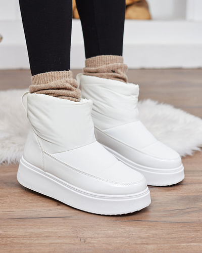 Royalfashion White Maderta ženski škornji